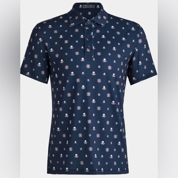 G/FORE Men's 3D Icon Logo Slim Fit Golf Polo - Picture 1 of 8